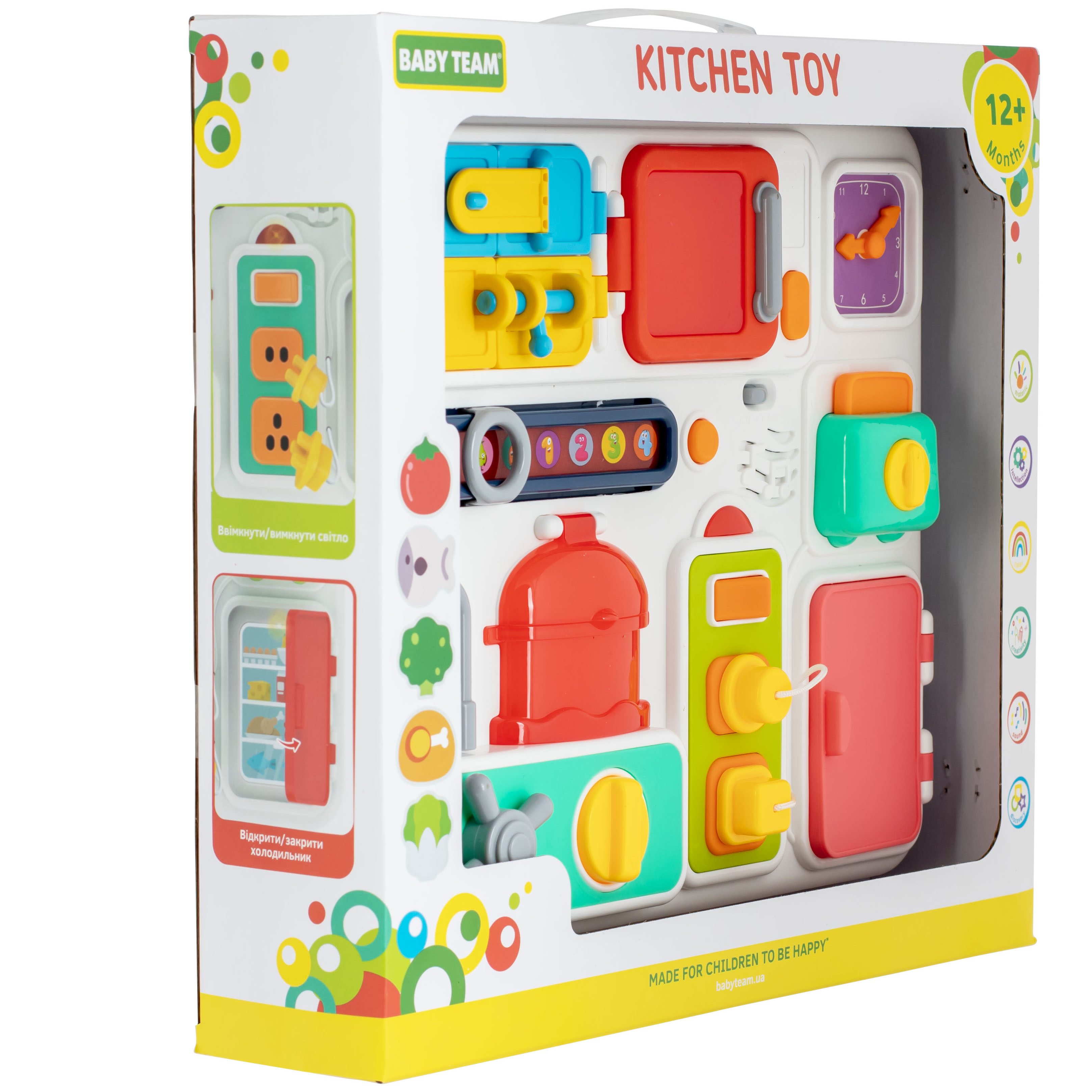 Розвиваюча іграшка-бізіборд Baby Team Кухня (8670) - фото 4
