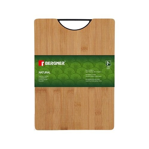 Фото - Разделочная доска / подставка Bergner Дошка обробна , вологостійкий бамбук, 35x25 см  (BG-4941-MM)