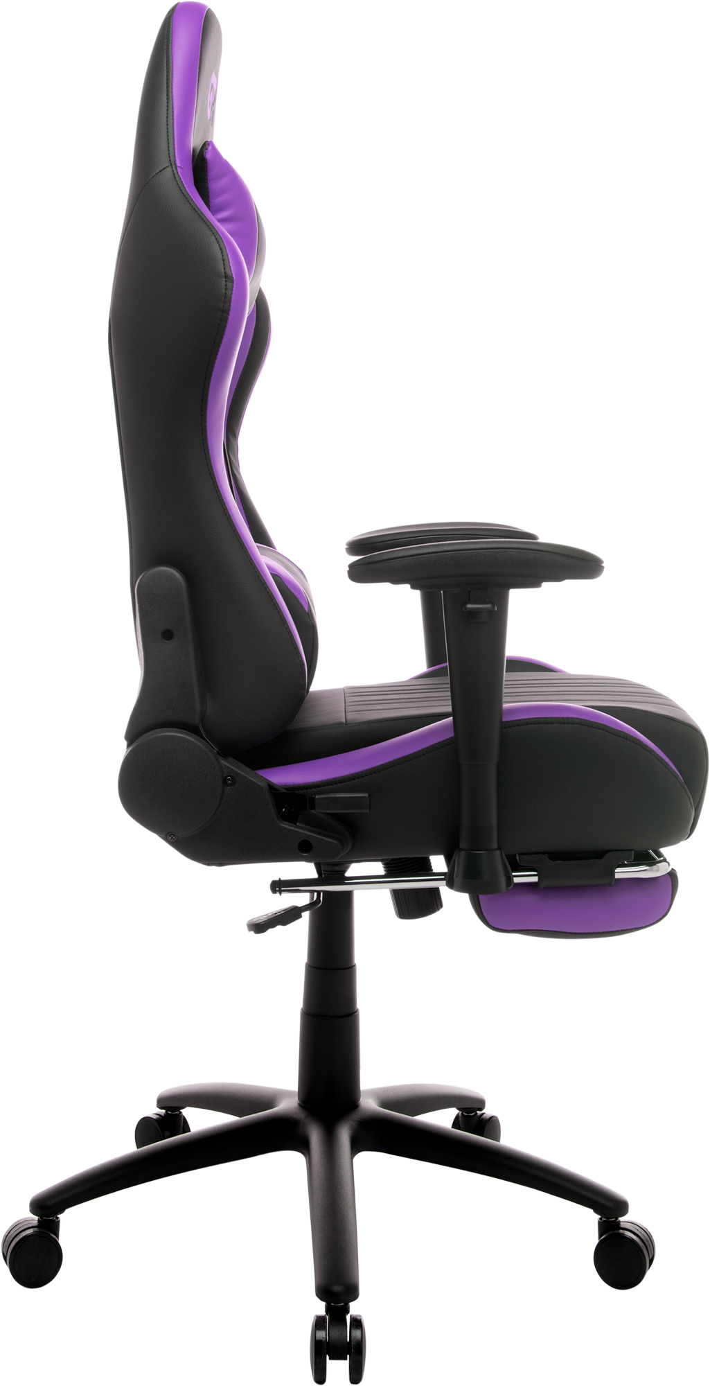 Геймерское кресло GT Racer черное с фиолетовым (X-2534-F Black/Violet) - фото 4