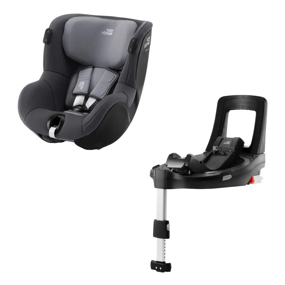 Автокресло Britax Romer Dualfix iSENSE Midnight Grey с платформой Flex Base (2000035113) - фото 1