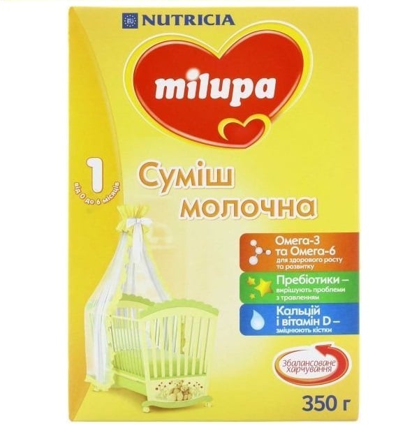 Сухая молочная смесь Milupa 1, 350 г - фото 1