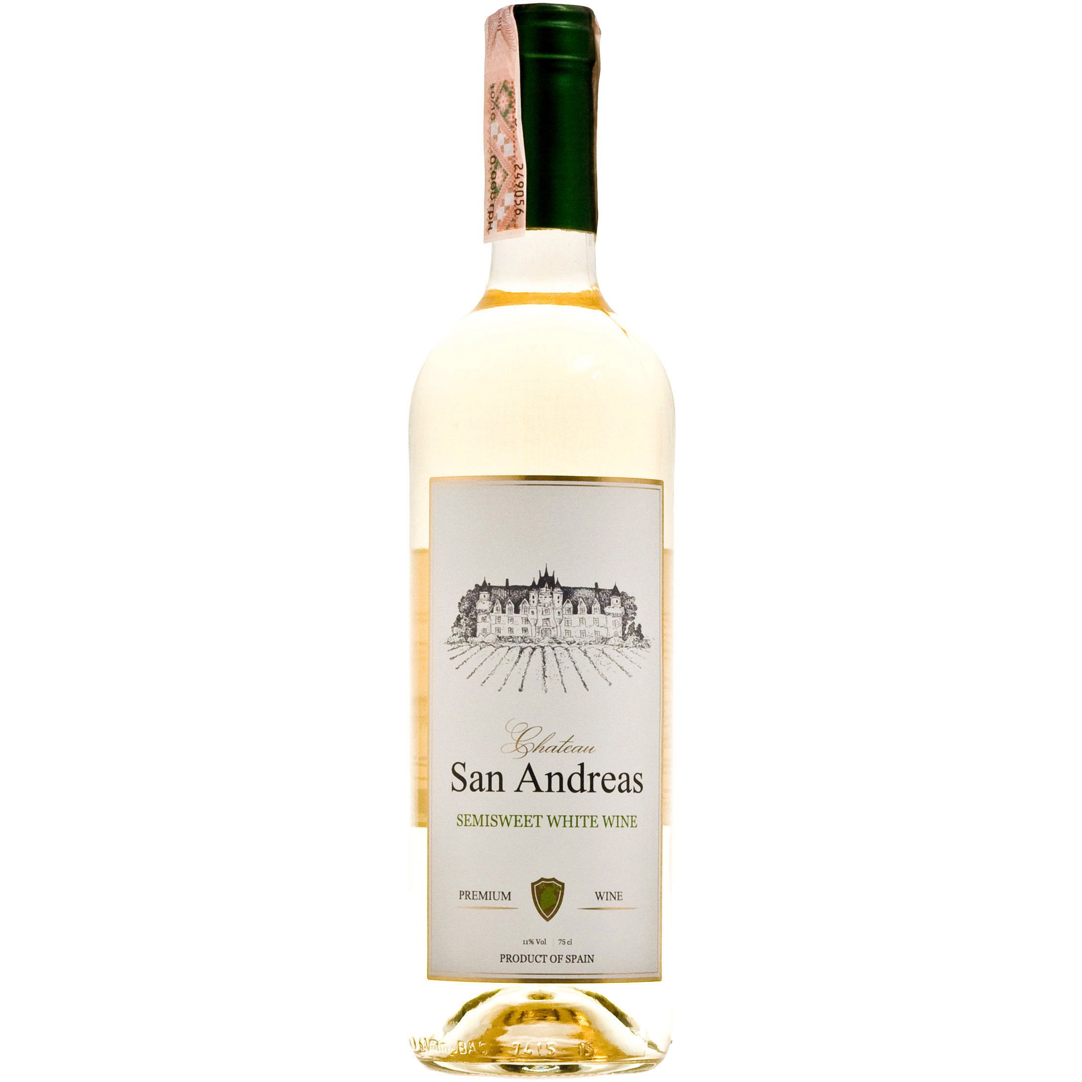 Вино Chateau San Andreas Semisweet біле напівсолодке 0.75 л - фото 1
