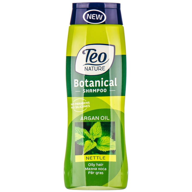 Шампунь для волос Teo Nature Nettle, зеленый, 400 мл (52781) - фото 1