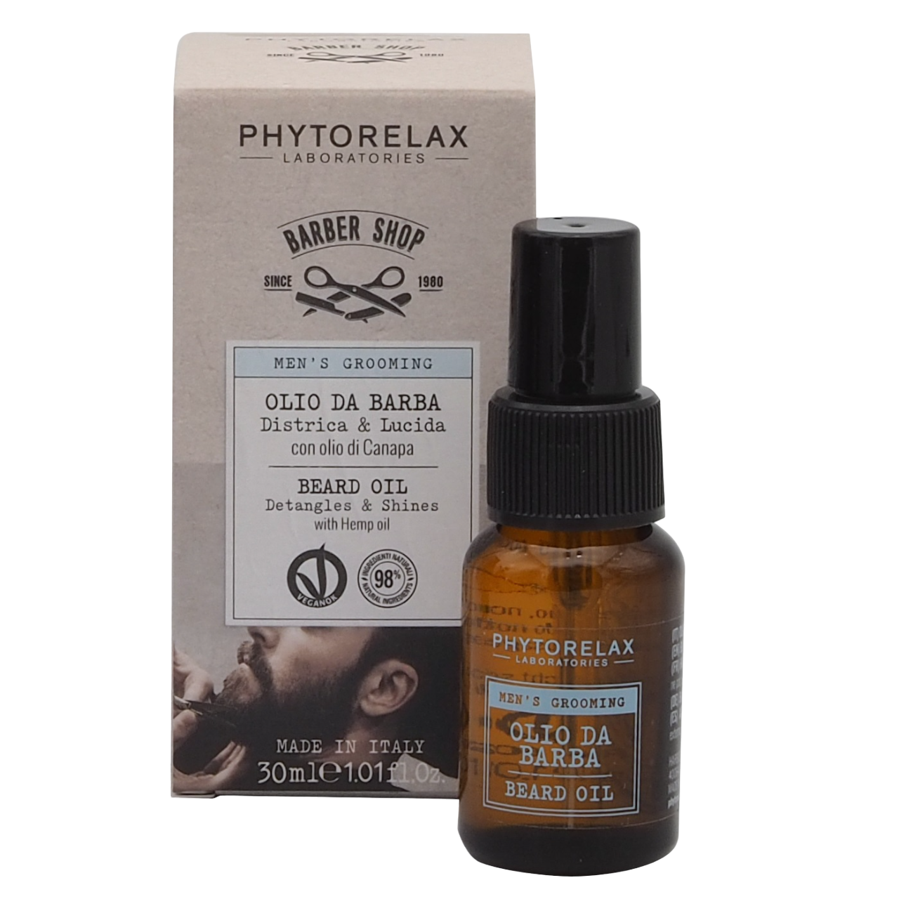 Олія для бороди Phytorelax Men's Grooming пом`якшуюча, 30 мл (6023583) - фото 1