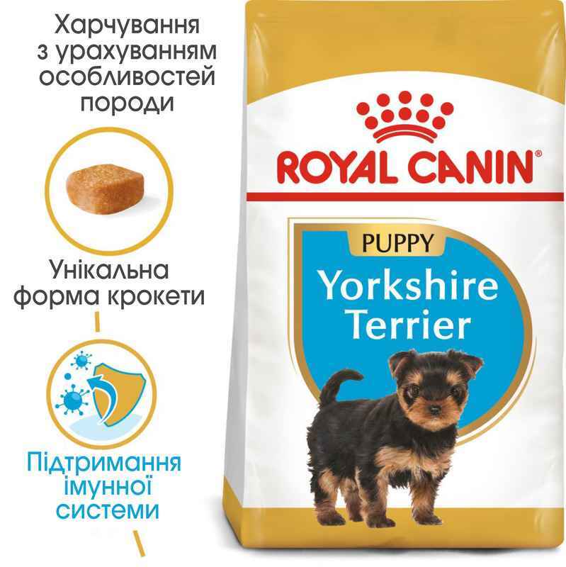 Сухий корм для цуценят породи Йоркширський Тер'єр Royal Canin Yorkshire Terrier Puppy, 7,5 кг (39720751) - фото 4
