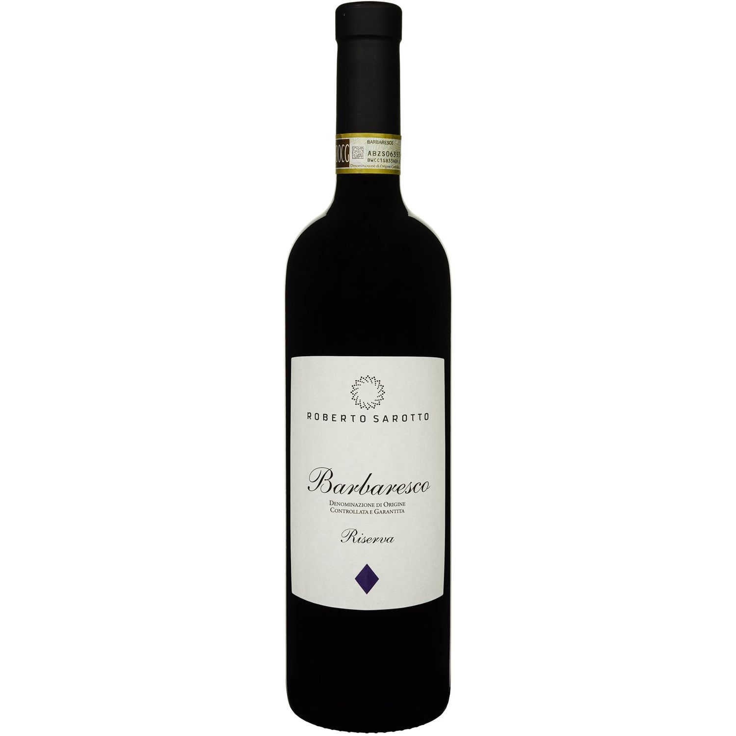 Вино Roberto Sarotto Barbaresco Riserva DOCG, красное, сухое, 0,75 л - фото 1