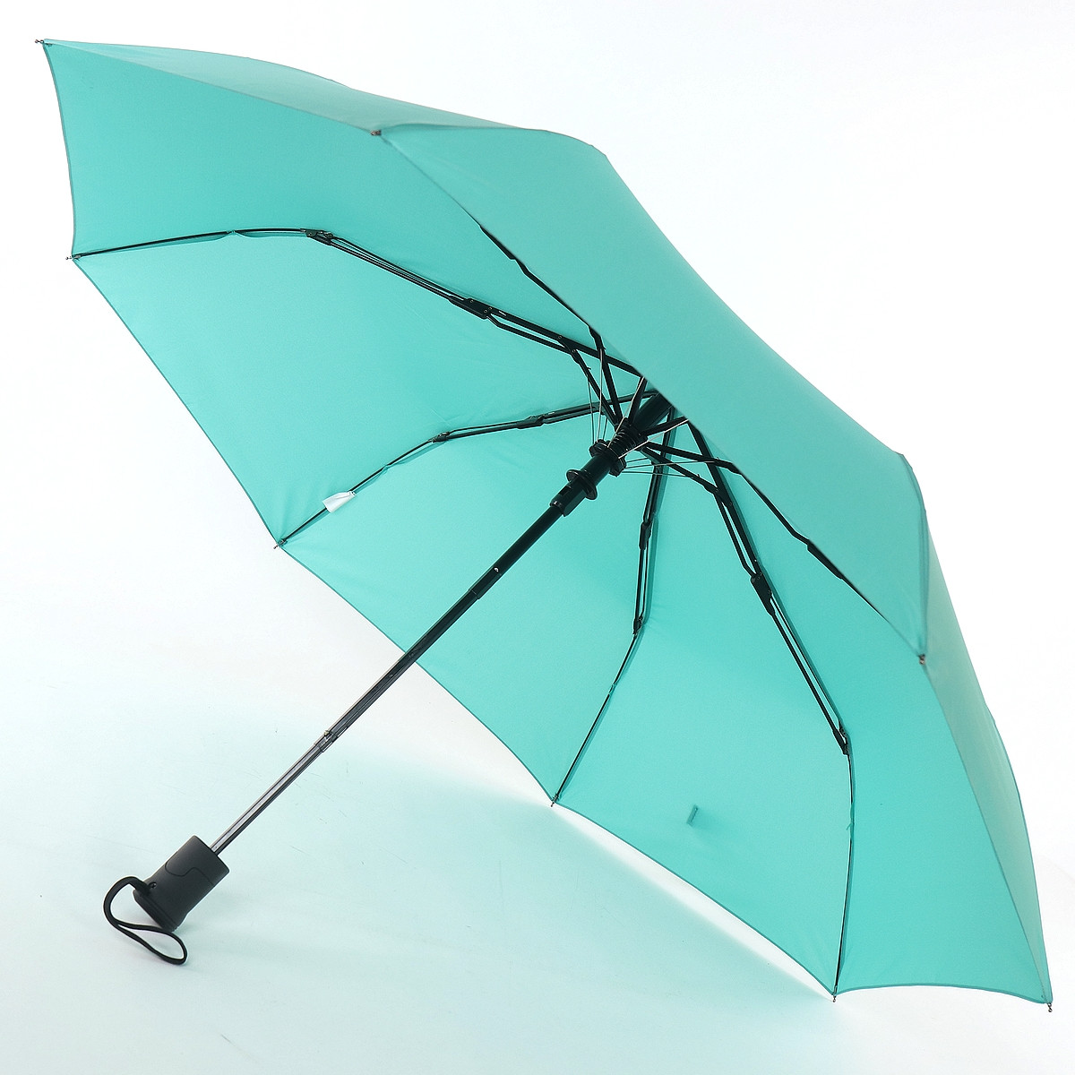 Женский складной зонтик полуавтомат Art Rain 98 см бирюзовый - фото 3
