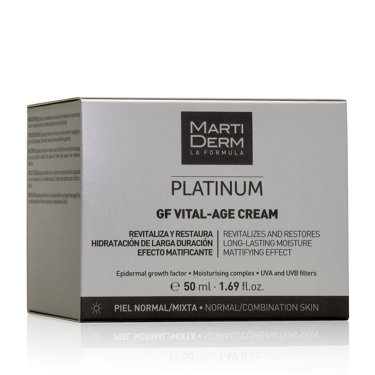 Крем для обличчя MartiDerm Platinum Gf Vital Age Cream для нормальної та комбінованої шкіри, 50 мл - фото 2