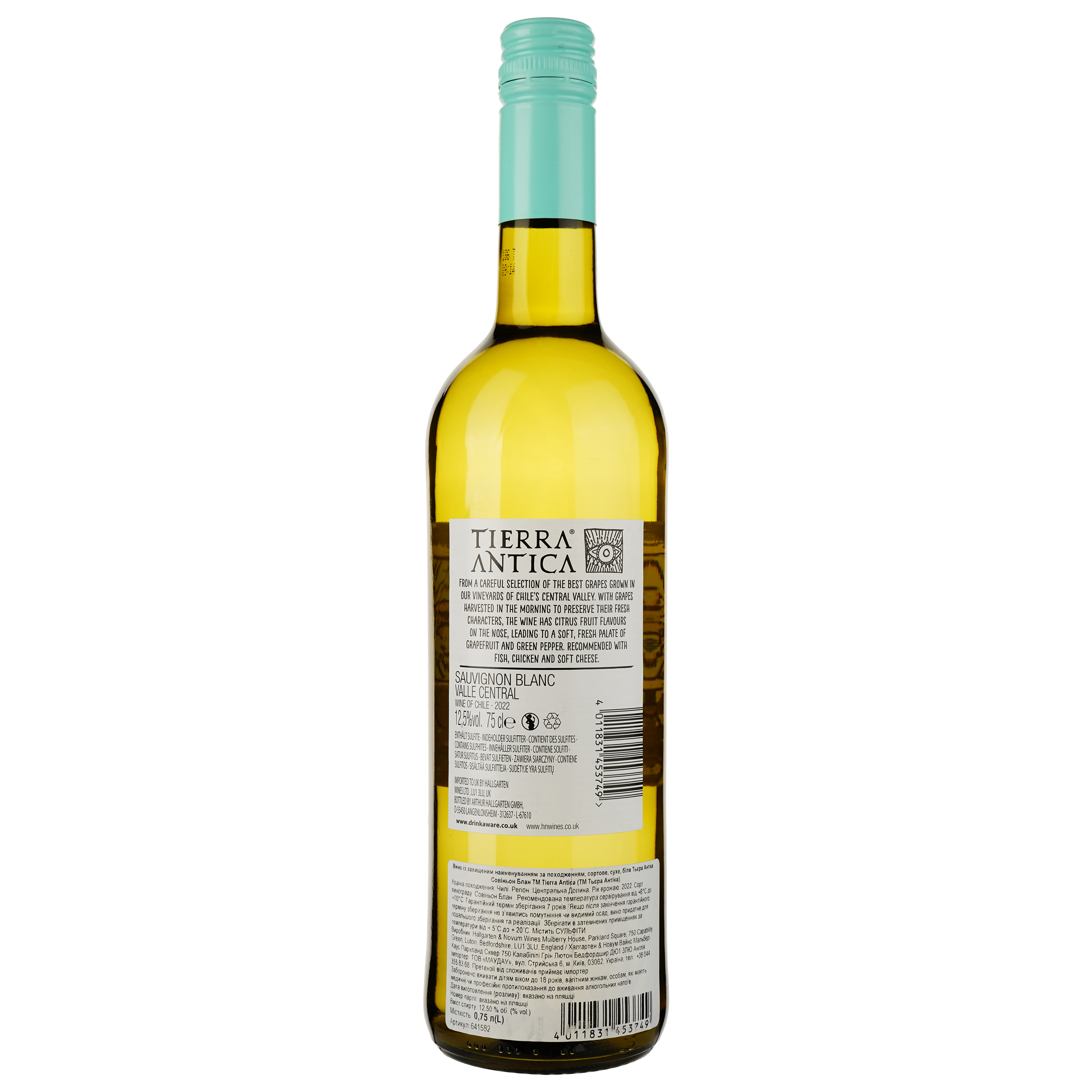 Вино Tierra Antica Sauvignon Blanc 2022 белое сухое 0.75 л - фото 2