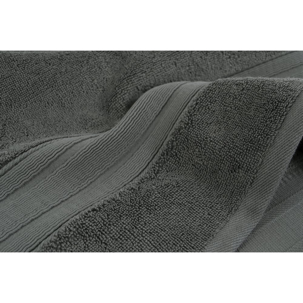 Полотенце махровое Penelope Leya, 30х50 см, антрацит (svt-2000022321846) - фото 4