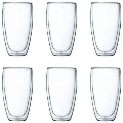 Набір склянок Bodum з подвiйними стiнками, 6 шт. 0,45 л (4560-10-12) - фото 1