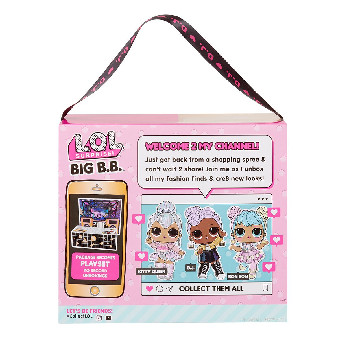 Игровой набор с мега-куклой L.O.L. Surprise Big B.B.Doll Диджей, с аксессуарами (573067) - фото 5