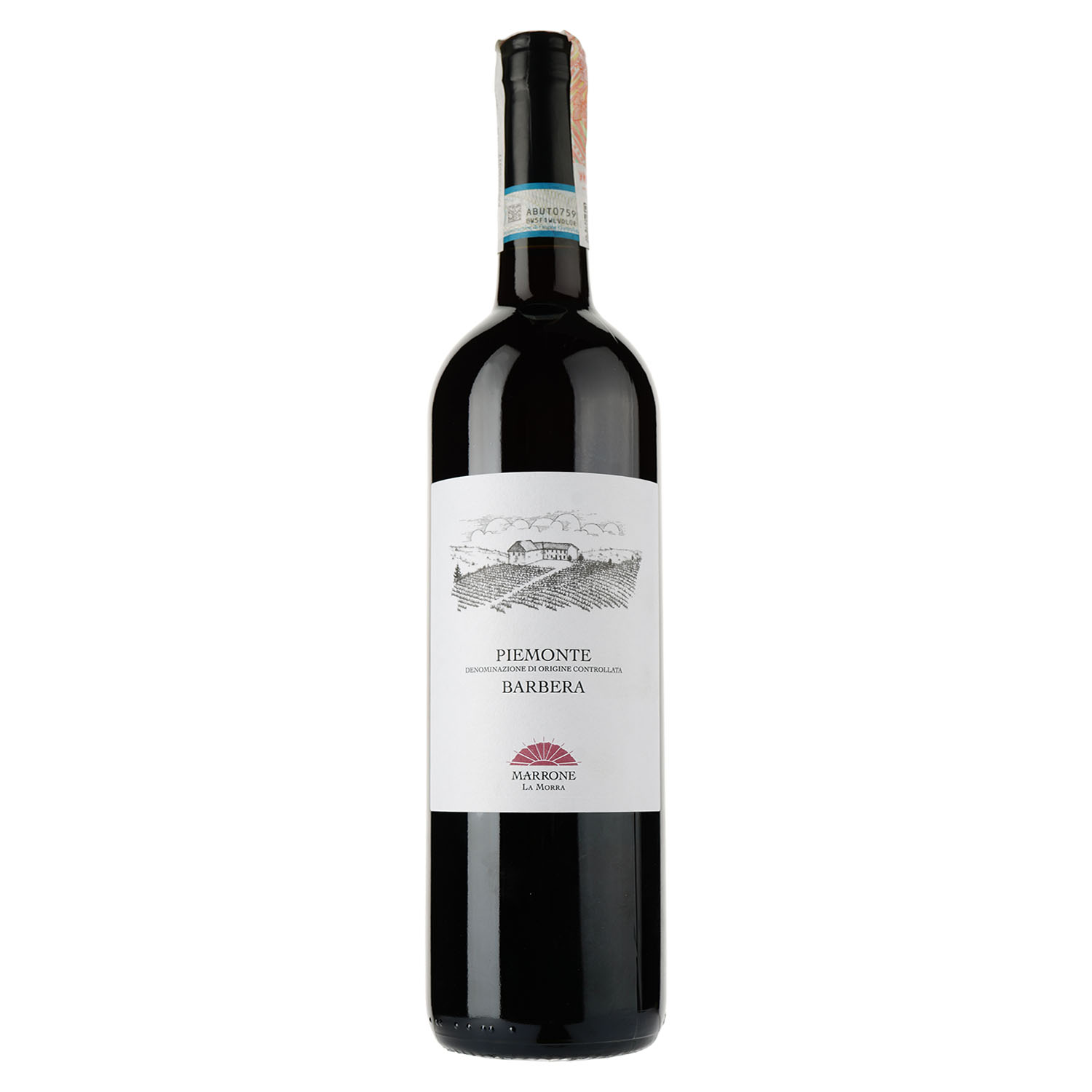 Вино Gian Piero Marrone Piemonte Barbera DOC, красное, сухое, 13%, 0,75 л (774228) - фото 1