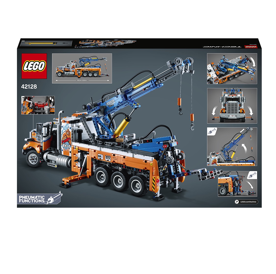 Конструктор LEGO Technic Вантажний евакуатор, 2017 деталей (42128) - фото 2