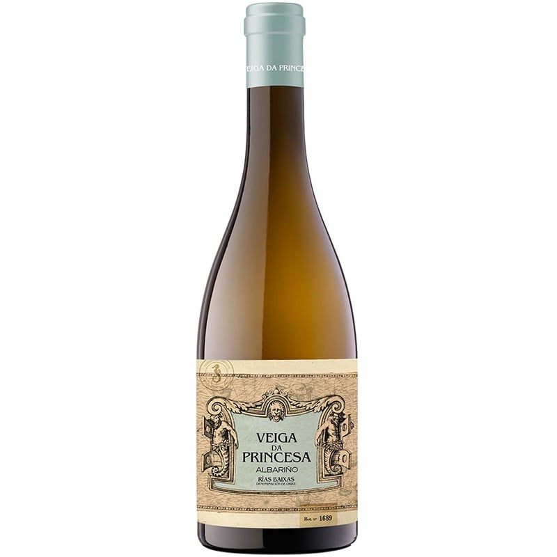 Вино Veiga da Princesa Albarino, белое, сухое, 13,5%, 0,75 л - фото 1