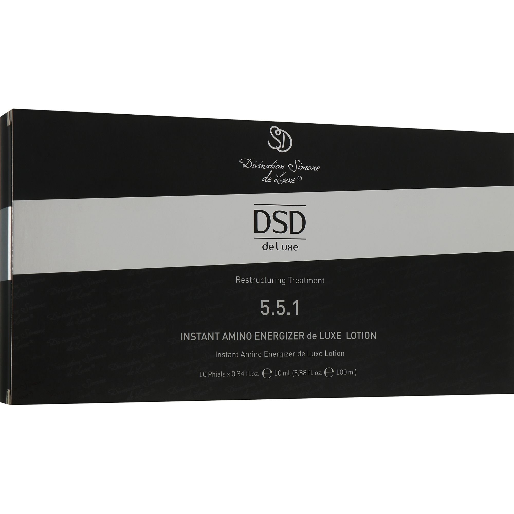 Лосьйон-аміноенергоджайзер миттєвої дії DSD de Luxe 5.5.1 Instant Amino Energizer Lotion, 100 мл (10 шт. по 10 мл) - фото 1
