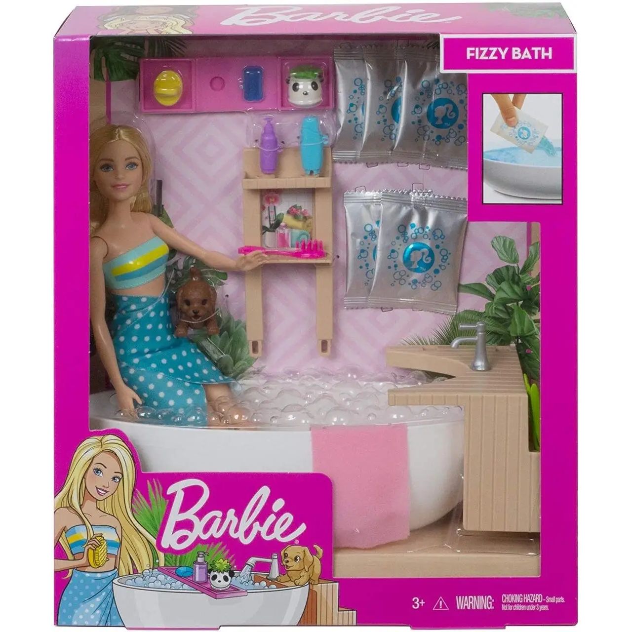 Ігровий набір Barbie Fizzy Bath Doll&Playset, 28 см - фото 5