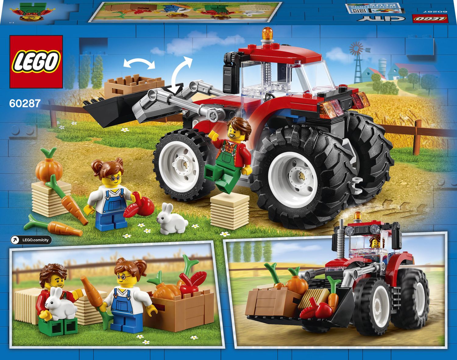 Конструктор LEGO City Трактор, 148 деталей (60287) - фото 9