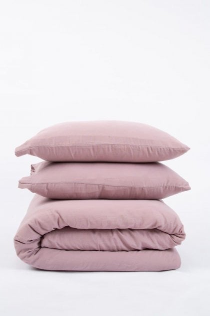 Комплект постельного белья Irya Marla lila, евростандарт, светло-розовый (svt-2000022293396) - фото 2