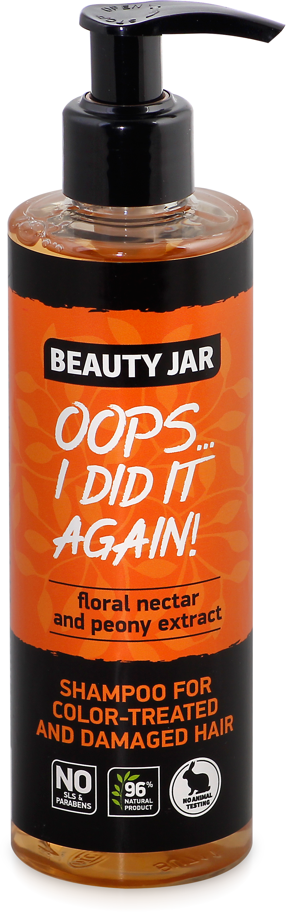 Шампунь Beauty Jar Oops...i did it again, для окрашенных и поврежденных волос, 250 мл - фото 1