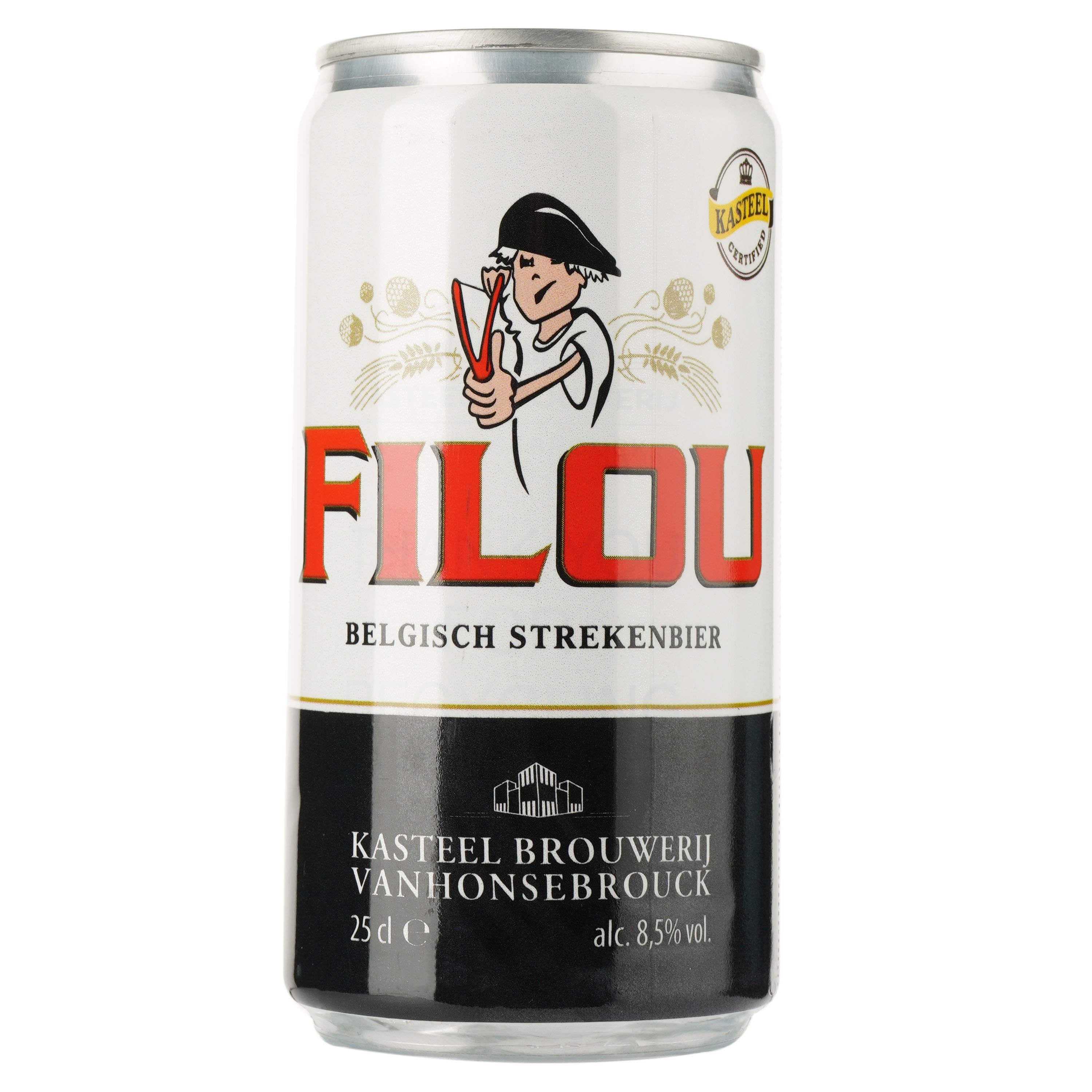 Пиво Filou, світле, нефільтроване, 8,5%, з/б, 0,25 л (821006) - фото 1