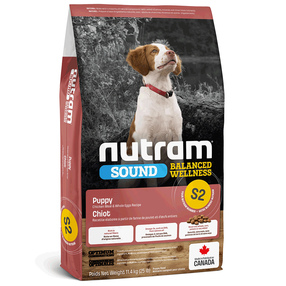 Сухий корм для цуценят Nutram - S2 Sound Balanced Wellness Puppy, 11,4 кг (67714102239) - фото 1