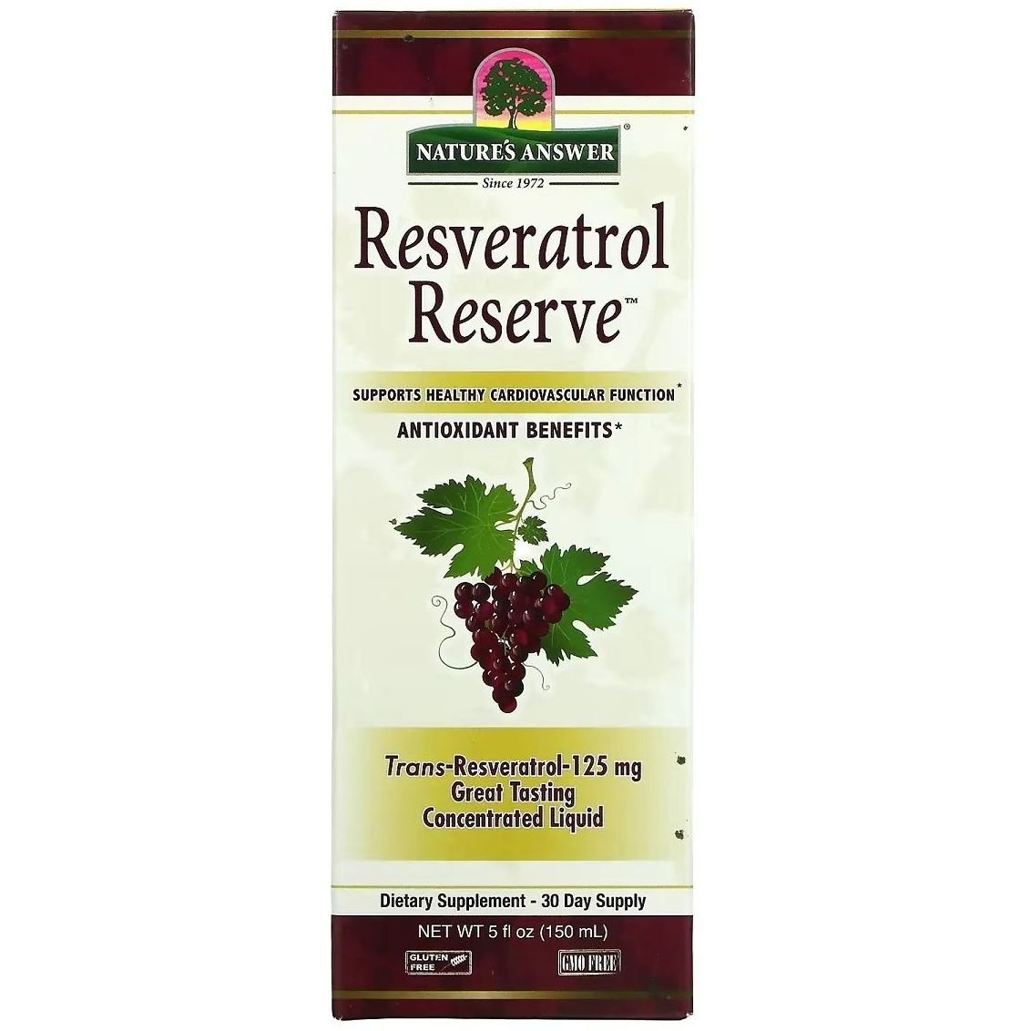 Ресвератрол Nature's Answer Resveratrol Reserve 150 мл - фото 2