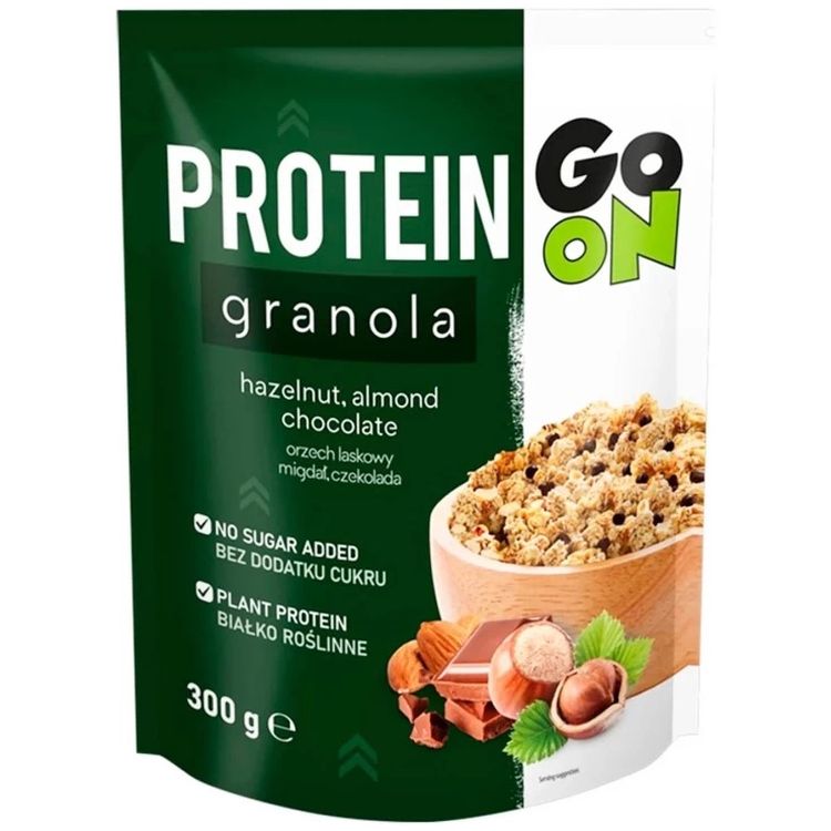 Гранола с протеином Go On Nutrition Protein Granola with Chocolate and Nuts 300 г - фото 1