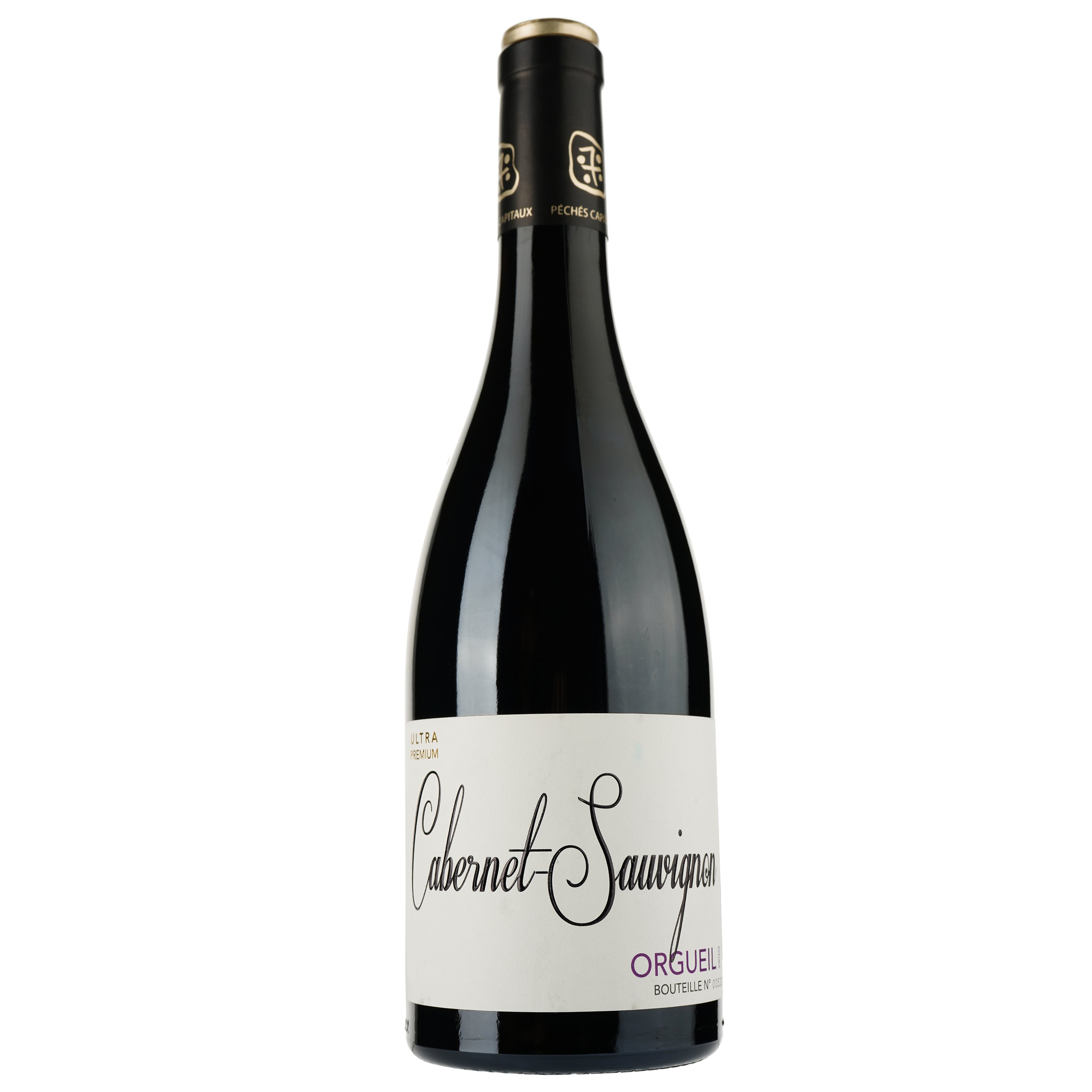 Вино Orgueil 7 Peches Capitaux Cabernet 2020 VDE, червоне, сухе, 0,75 л - фото 1