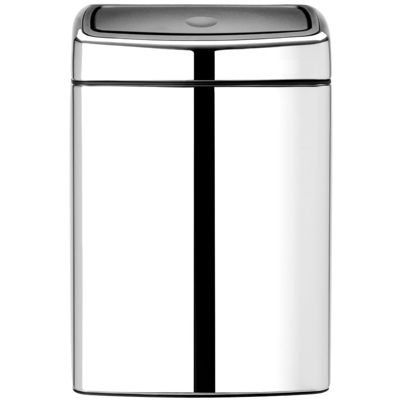 Бак для сміття Brabantia Touch Bin, 10 л, сріблястий (477201) - фото 1