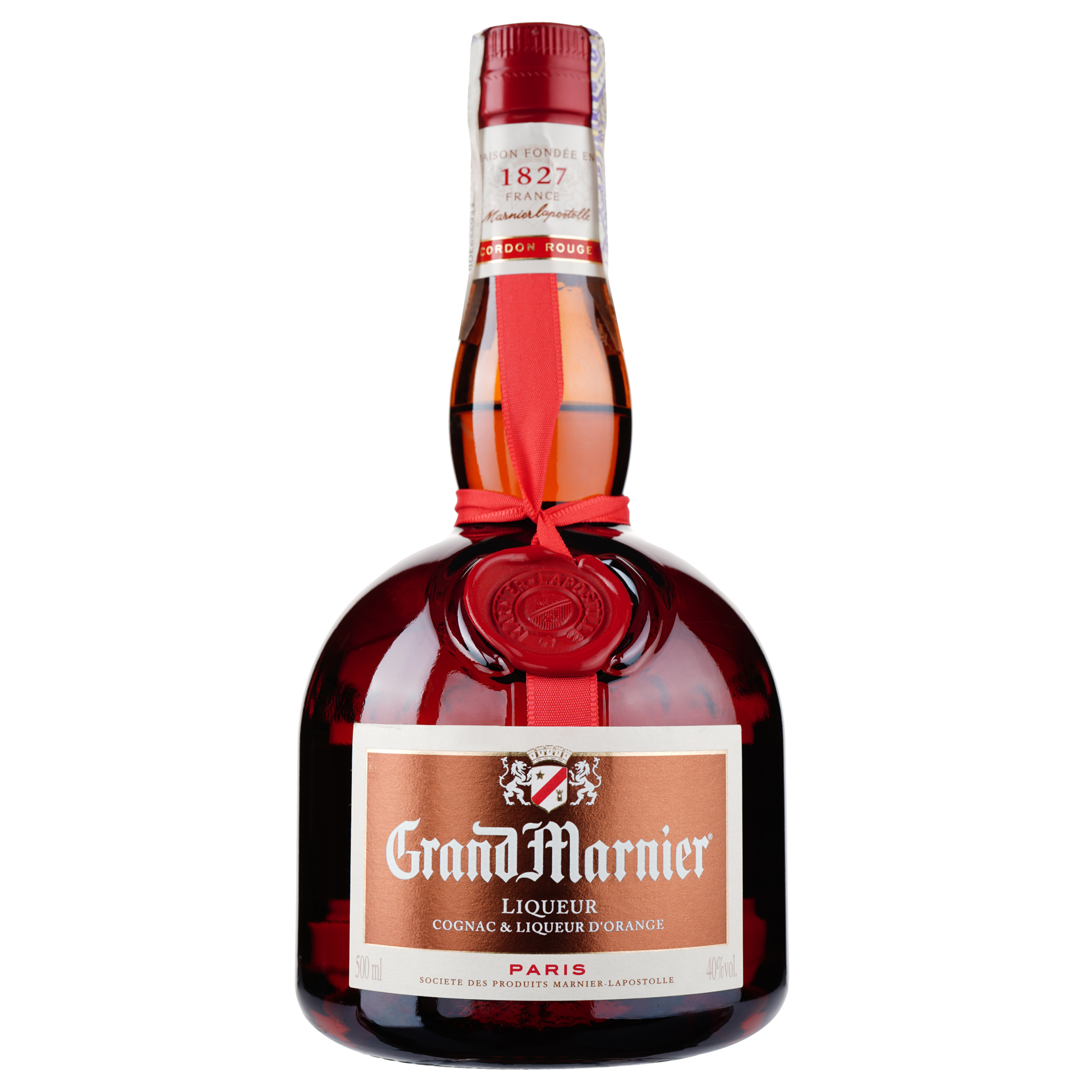 Ликер Grand Marnier Сordon Rouge, 40%, 0,5 л - фото 1