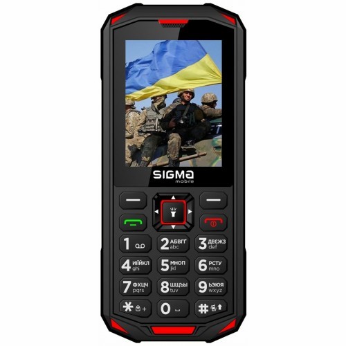 Мобільний телефон Sigma Mobile X-treme PA68 Black-Red (UA UCRF) - фото 2