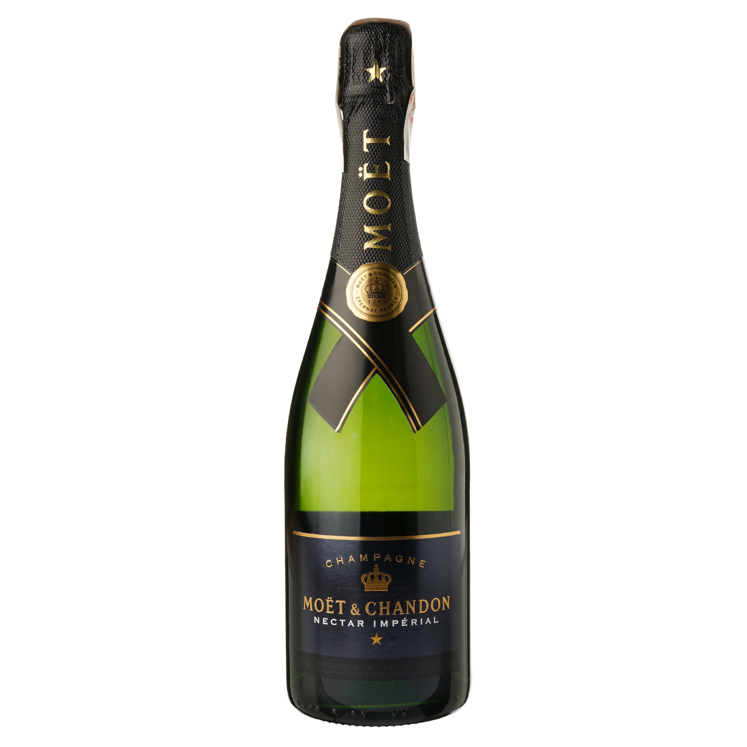 Шампанське Moet&Chandon Nectar Imperial, біле, напівсухе, AOP, 12%, 0,75 л (81162) - фото 2