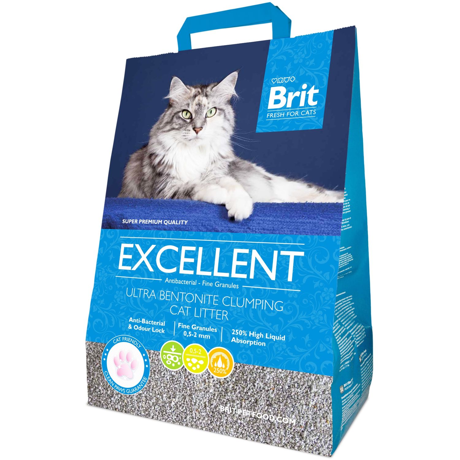 Наповнювач Brit Fresh Excellent для котячого туалету бентонітовий, 5 кг (200260018) - фото 1