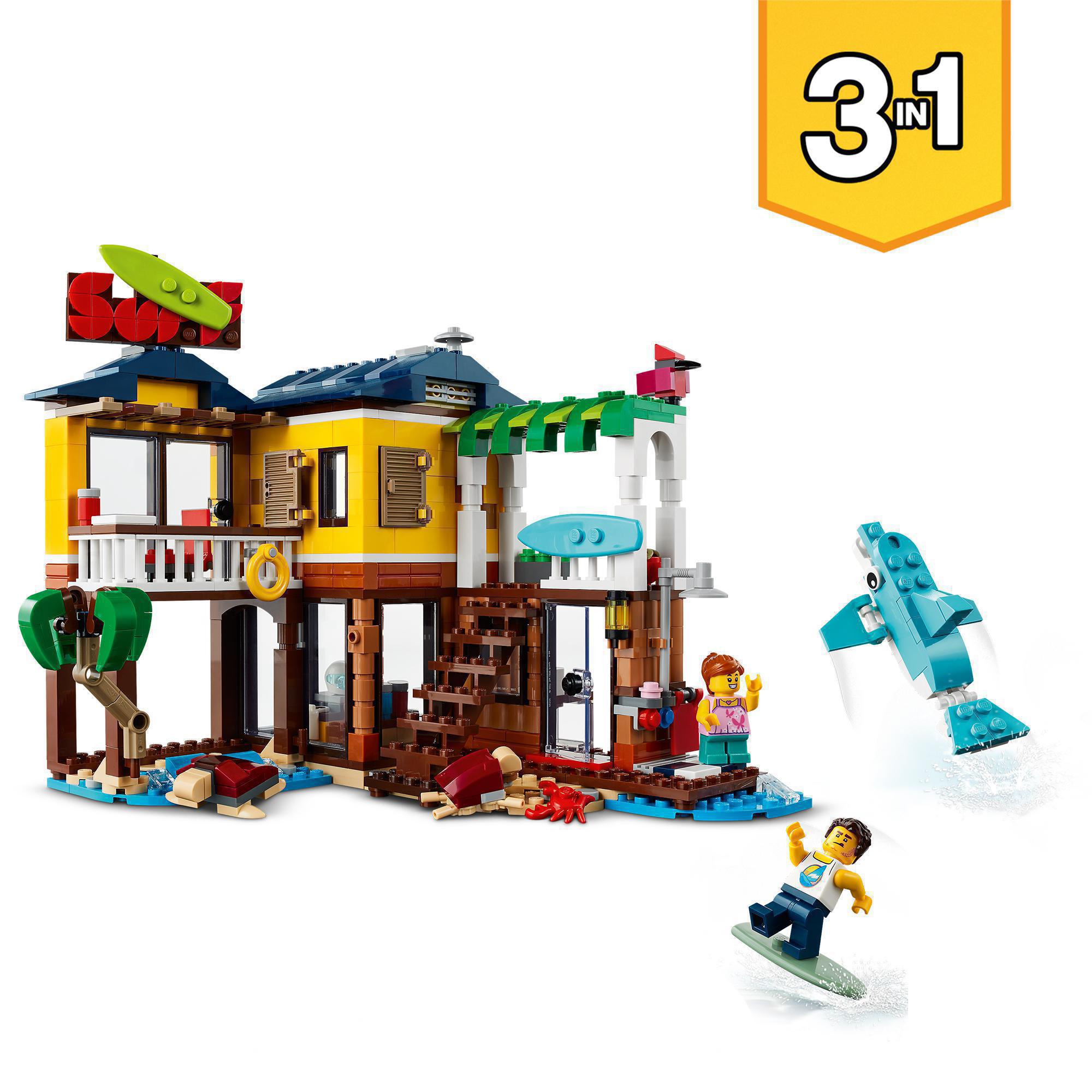 Конструктор LEGO Creator Пляжний будиночок серферів, 564 деталі (31118) - фото 6