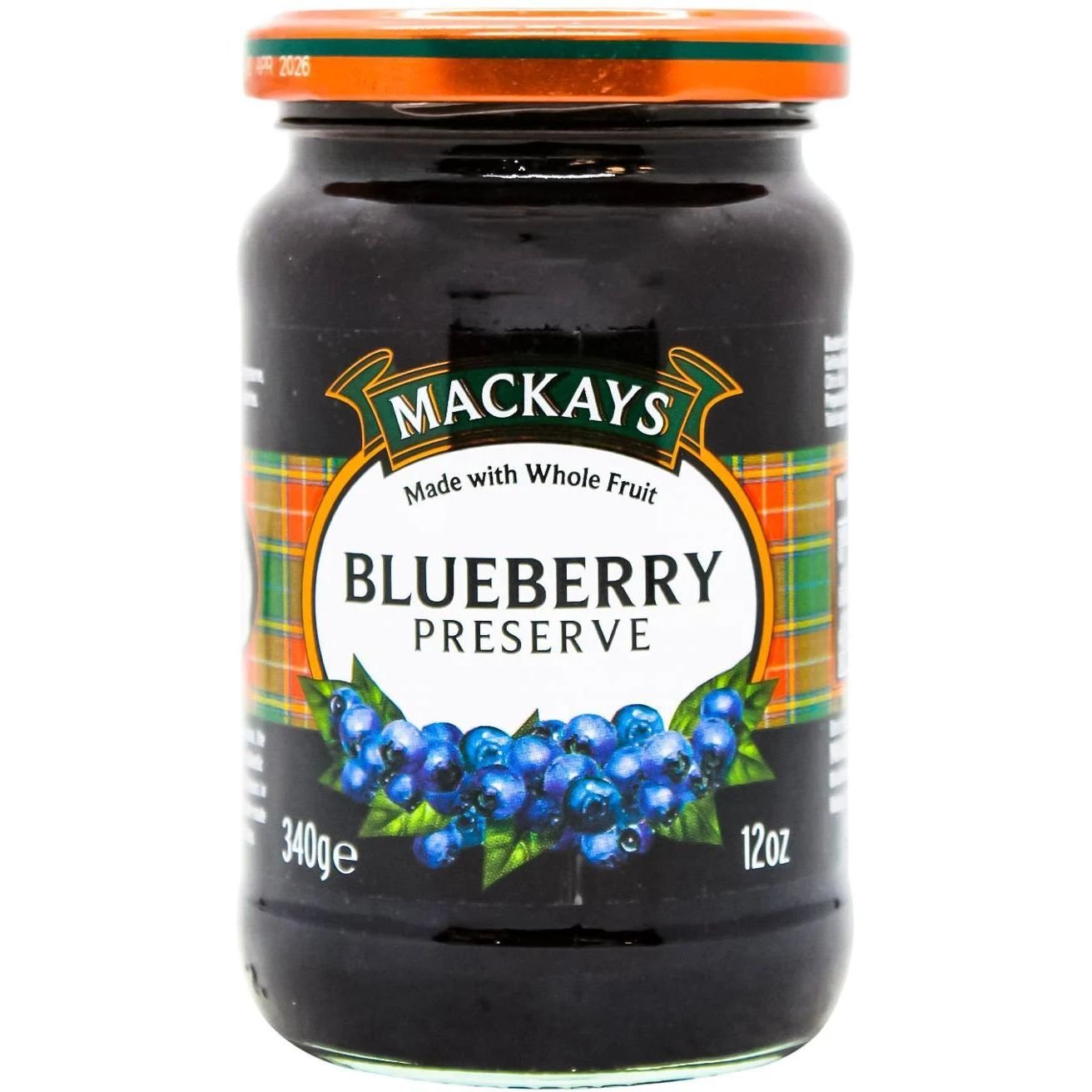 Джем Mackays Blueberry Preserve Чорниця 340 г - фото 1