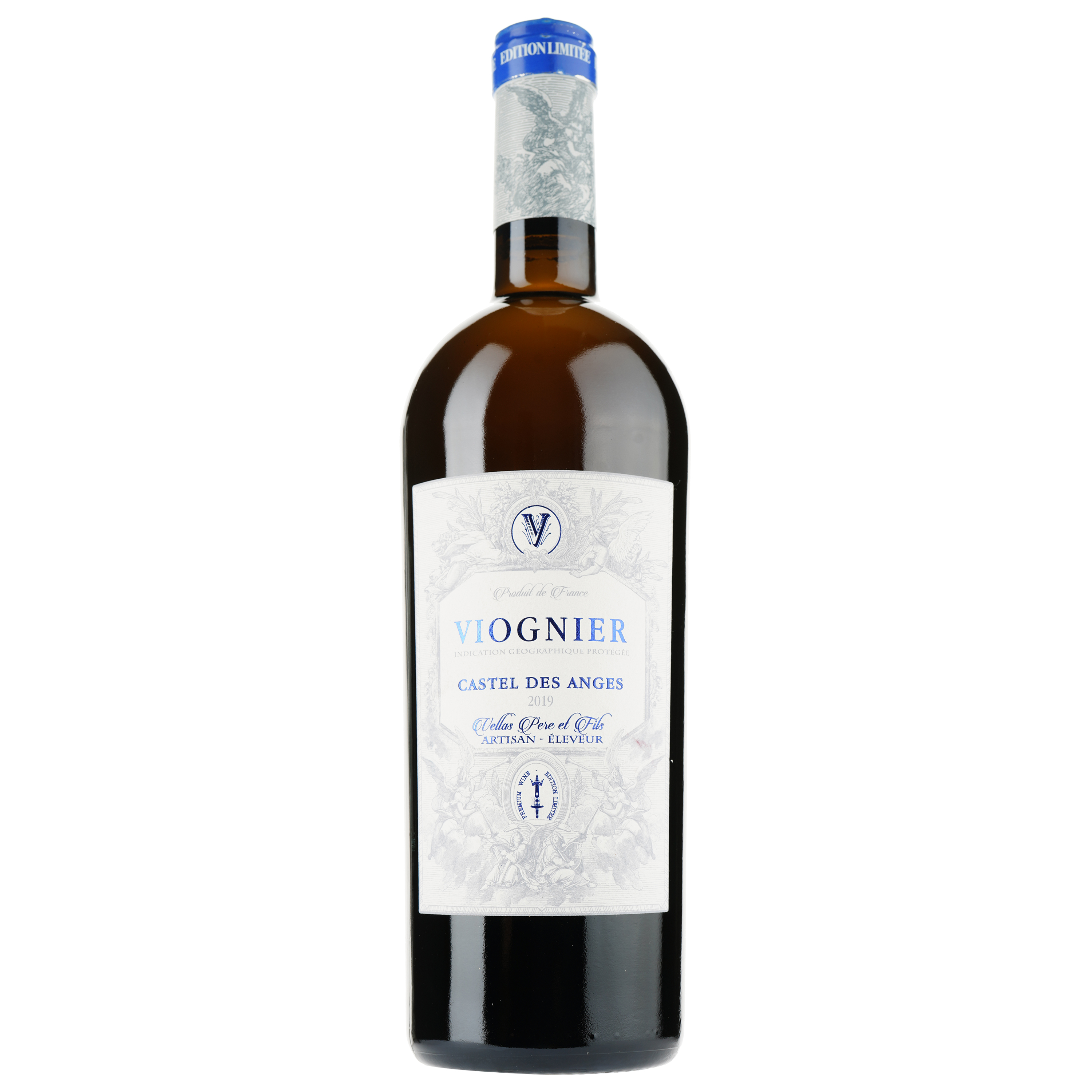 Вино Castel des Anges Viognier Blanc IGP Pays D'Oc, белое, сухое 0,75 л - фото 1