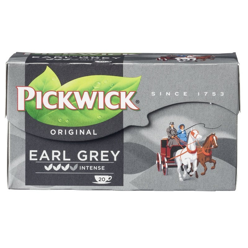Чай черный Pickwick Earl Grey, с бергамотом, 40 г (20 шт. х 2 г) (907477) - фото 1