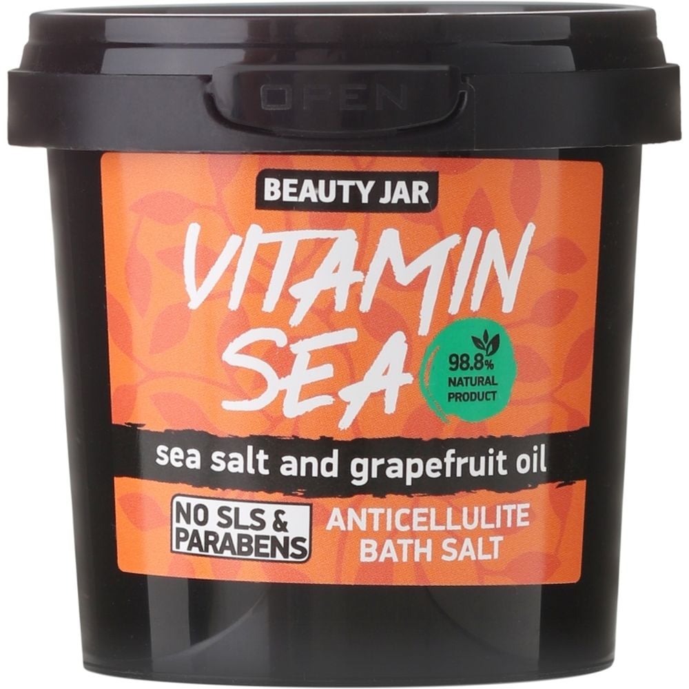 Сіль для ванни Beauty Jar Vitamin Sea антицелюлітна 150 г - фото 1