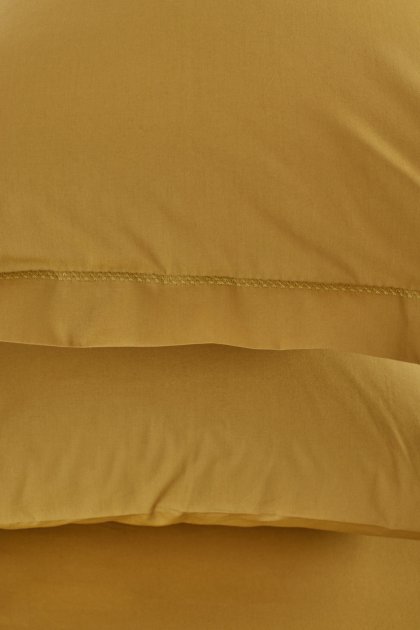 Комплект постельного белья Penelope Catherine moss green, хлопок, евро (200х180+35см), желтый (svt-2000022292177) - фото 2