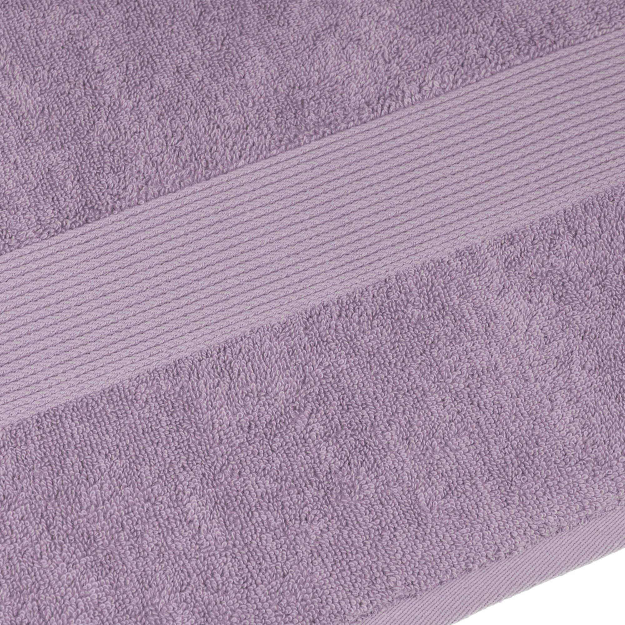 Полотенце махровое Home Line, с бордюром, 500 г/м², 70х40 см, фиолетовый (165670) - фото 2