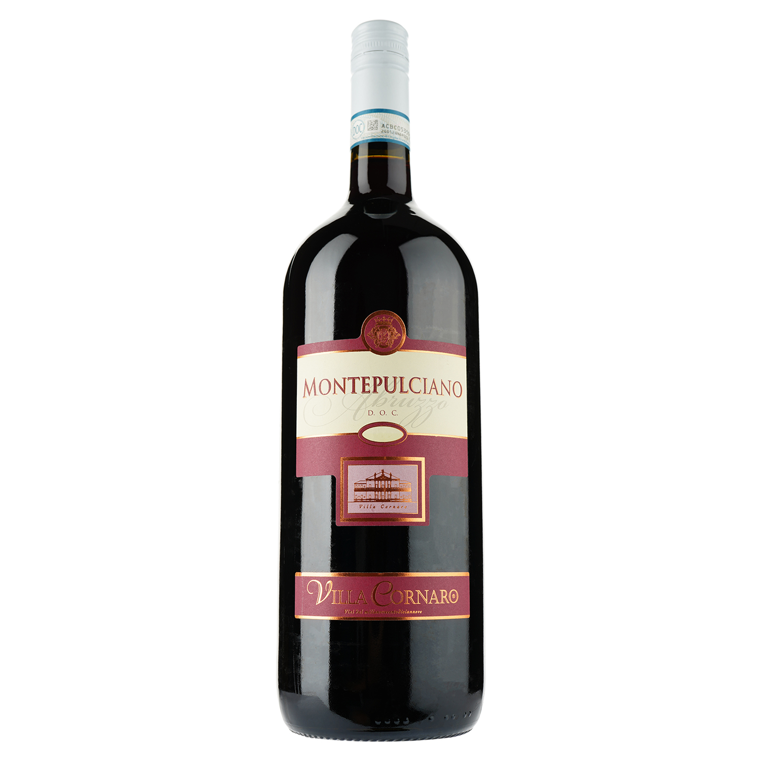 Вино Villa Cornaro Montepulciano Abruzzo, красное, сухое, 1,5 л - фото 1