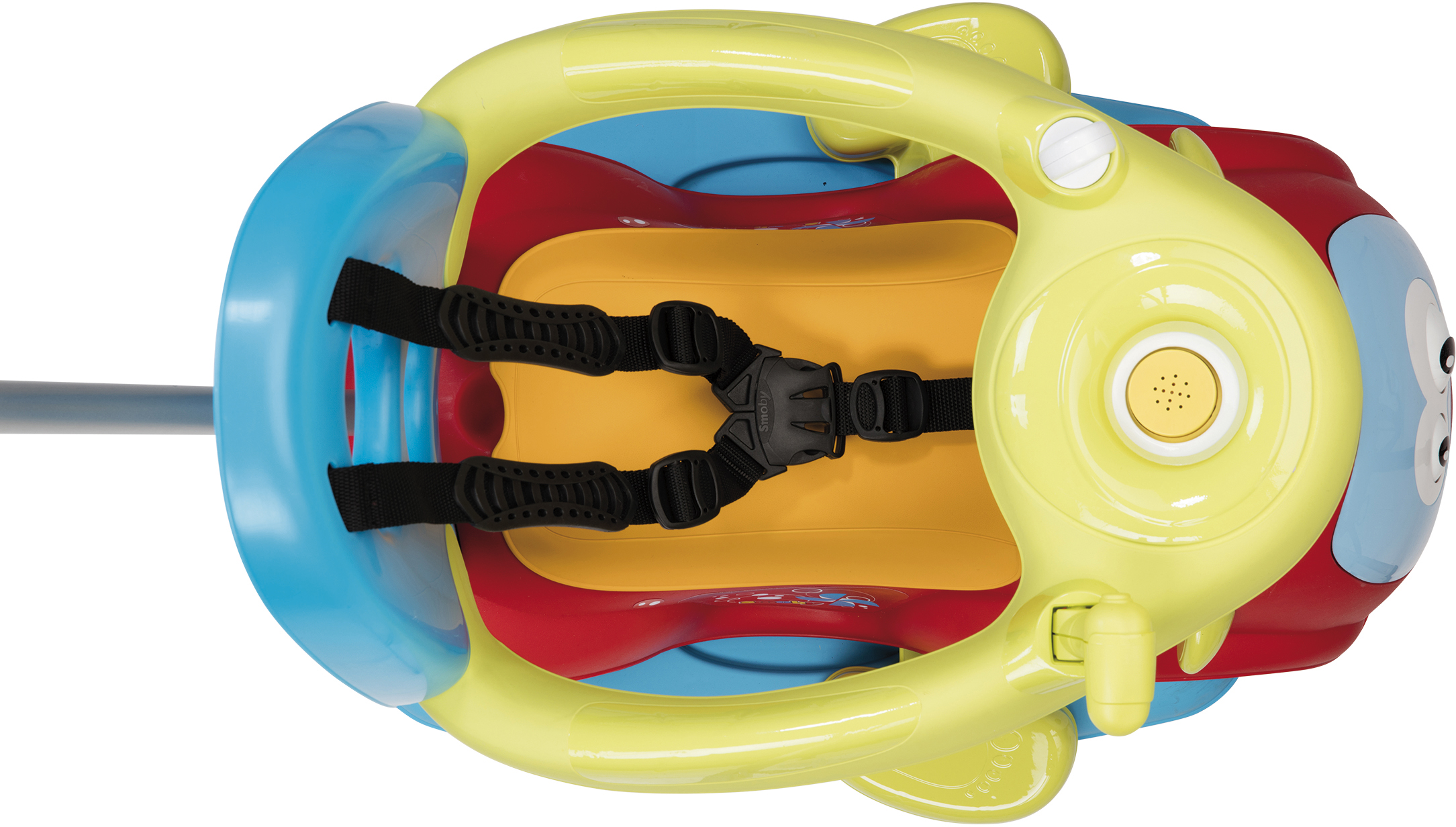 Машина для катания детская Smoby Toys Маестро 4 в 1 с функцией качели, красный (720302) - фото 2