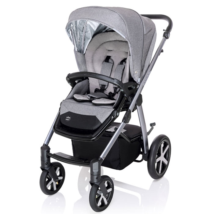 Универсальная коляска 2 в 1 Baby Design Husky NR 2020 07 Gray (202513) - фото 4
