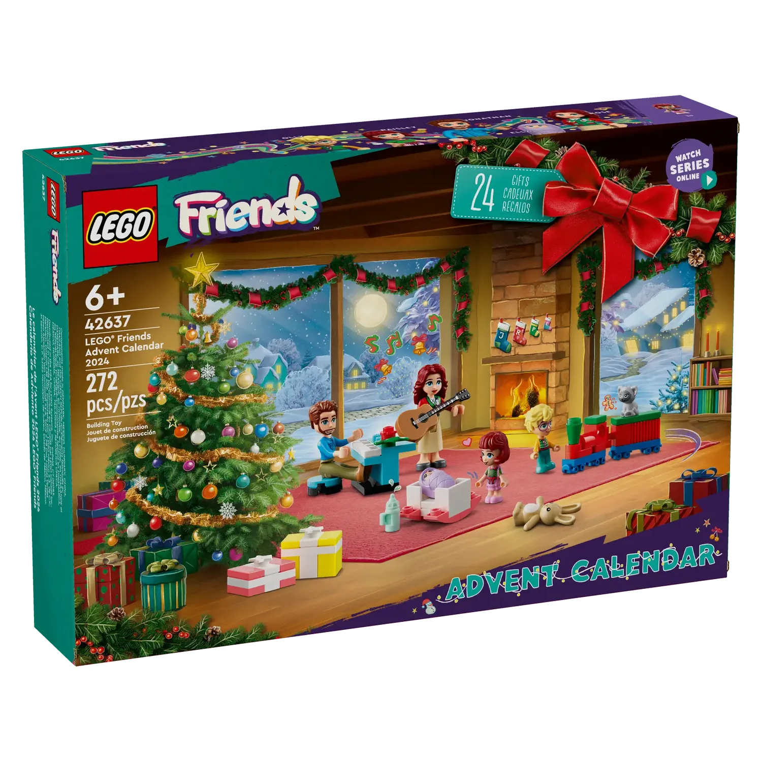 Конструктор LEGO Friends Новогодний календарь 2024 деталей 272 (42637) - фото 2