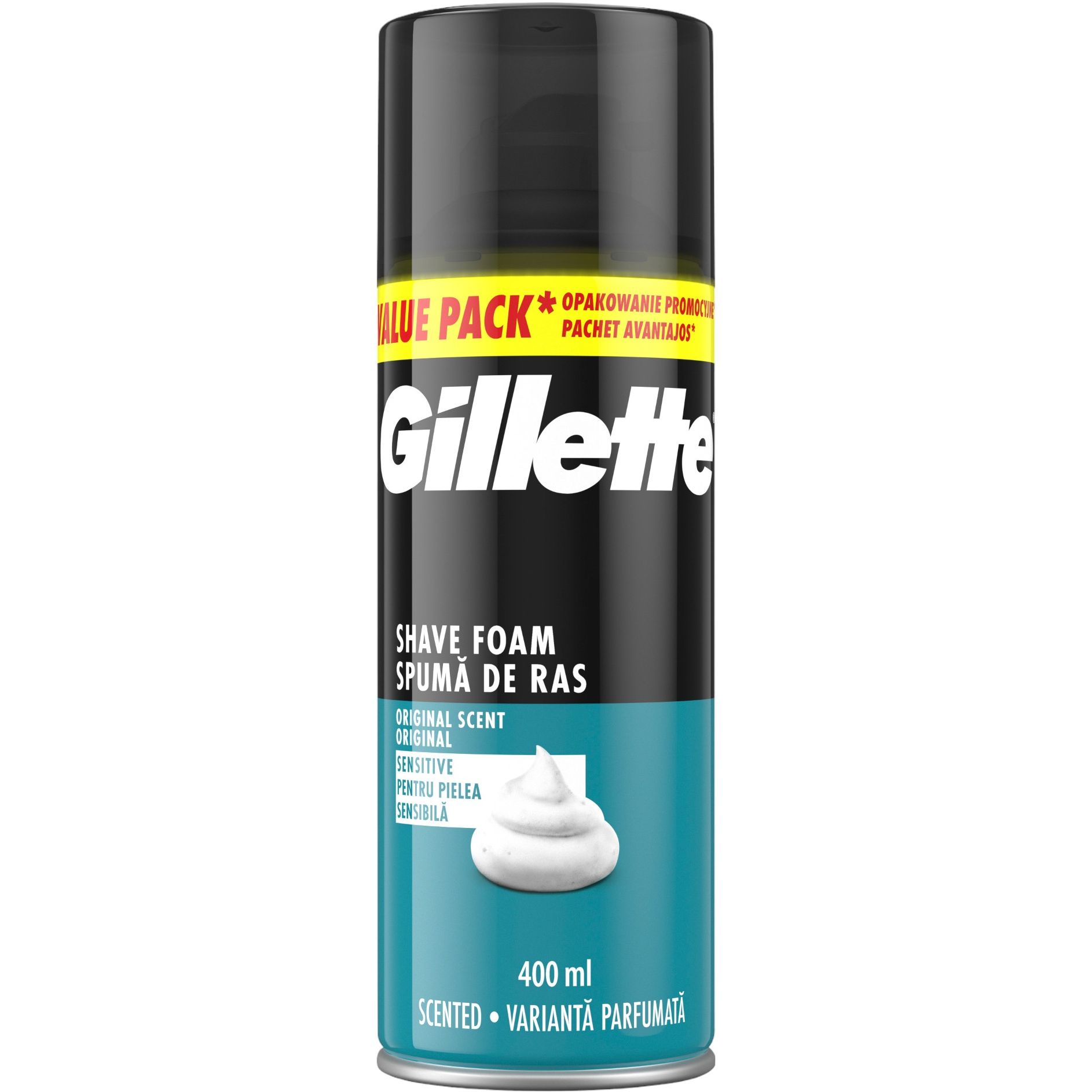 Піна для гоління Gillette Classic Sensitive 400 мл - фото 1