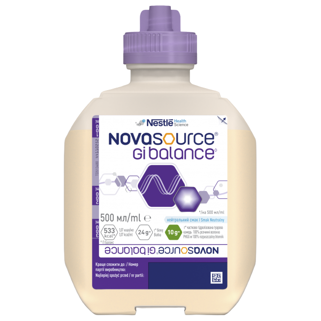 Энтеральное питание Nestle Novasource GI Balance Новасурс ГІ Баланс, 500 мл - фото 1