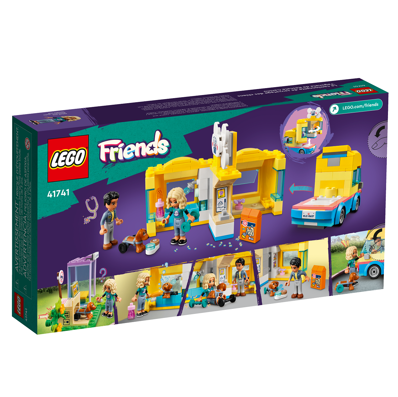 Конструктор LEGO Friends Фургон для спасения собак, 300 деталей (41741) - фото 2