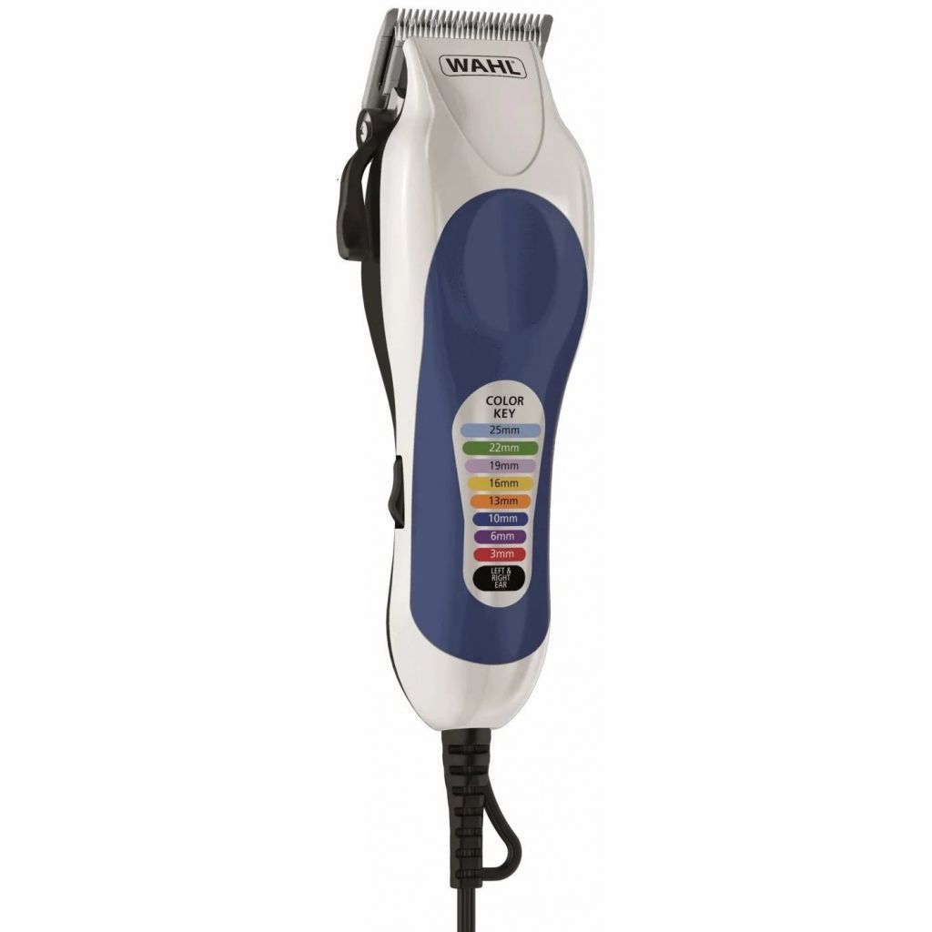 Машинка для стрижки Wahl Home Pro Deluxe 20104.0460 бело-синяя - фото 2