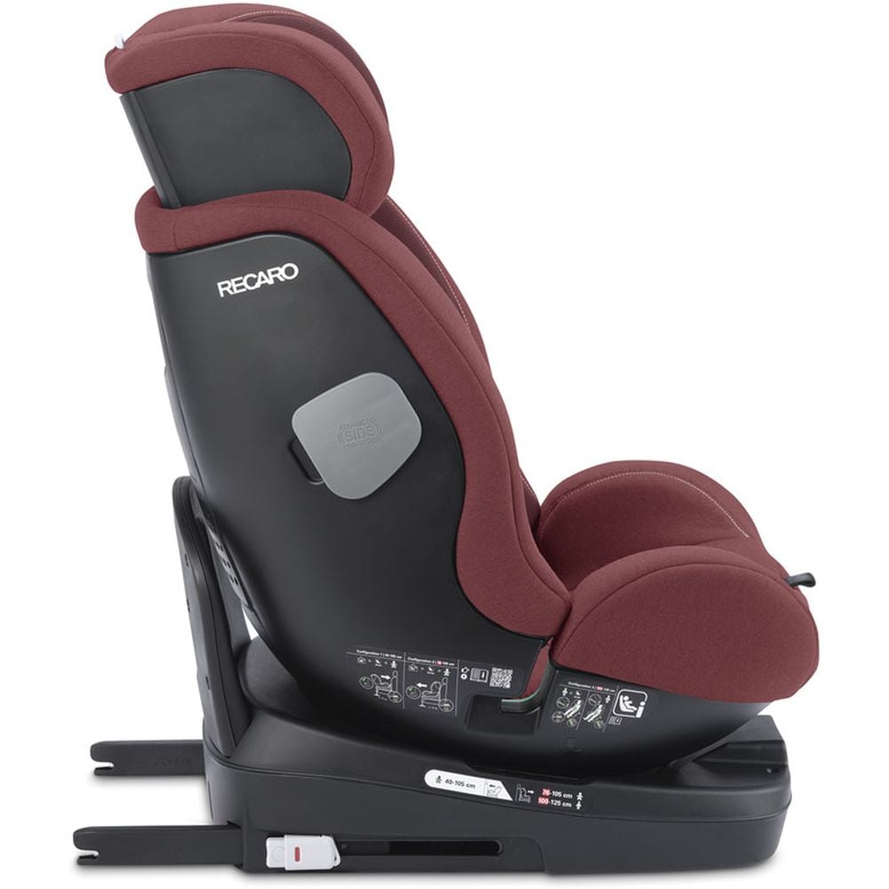 Автокресло Recaro Salia 125 Iron Red, бордовое (89047660050) - фото 4